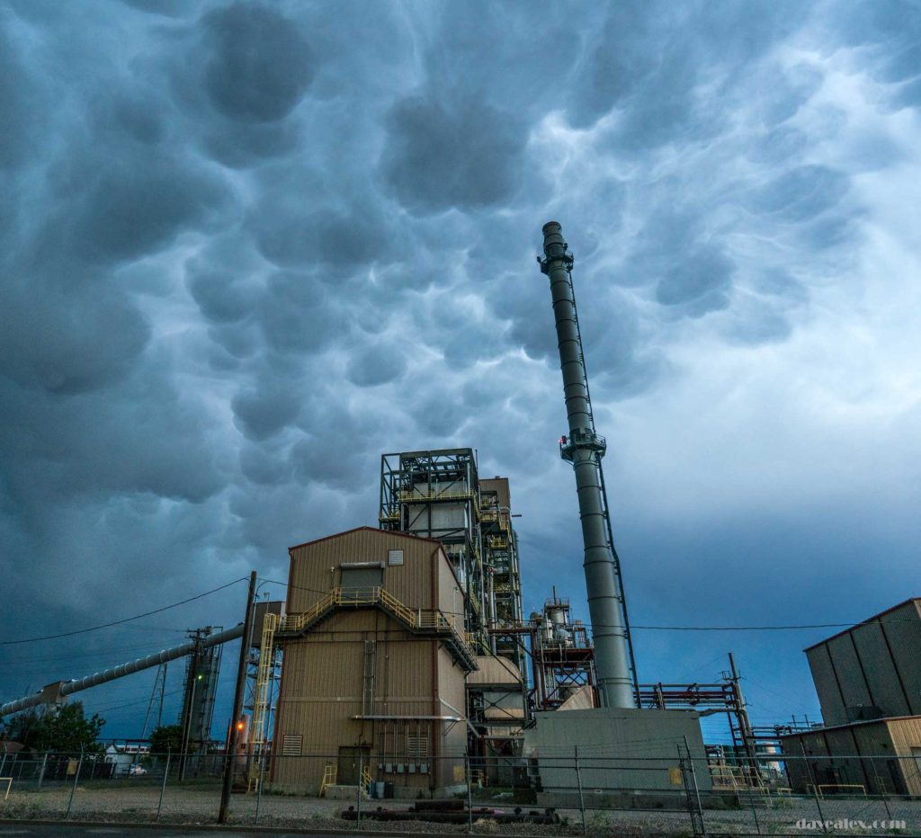 Mammatus Clouds over Lamar Colorado