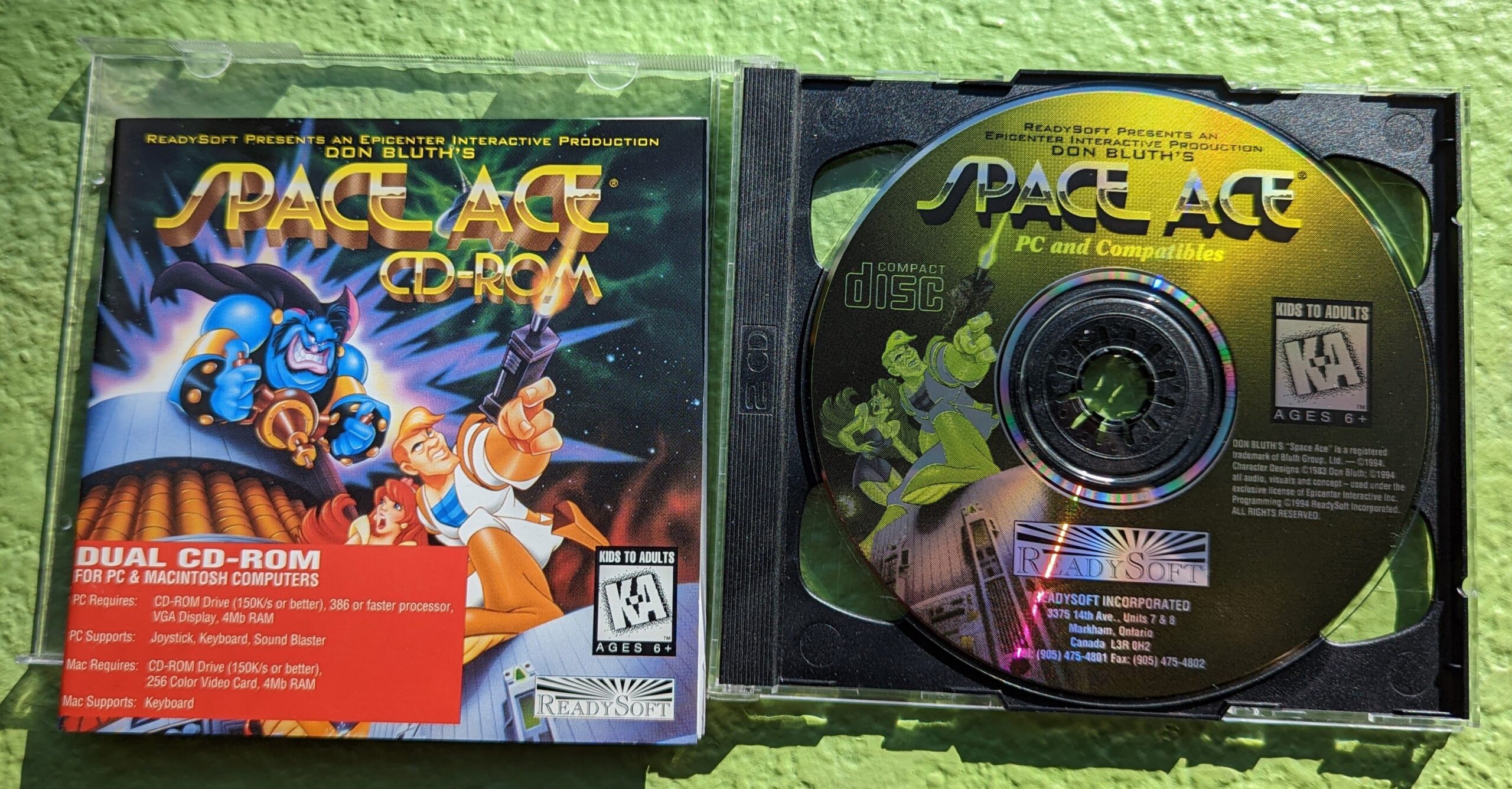 Space Ace CD Game