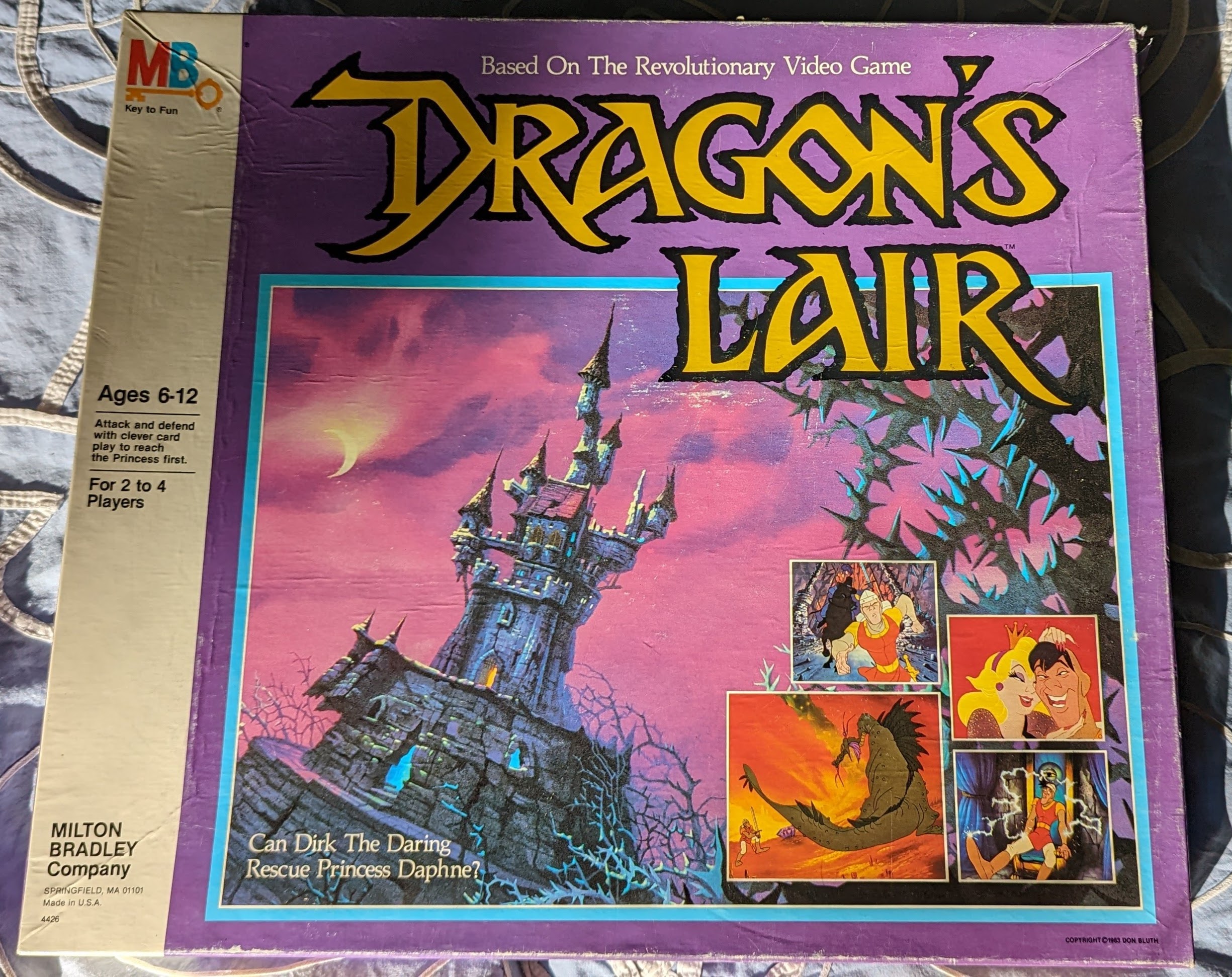 Dragons Lair Game Box