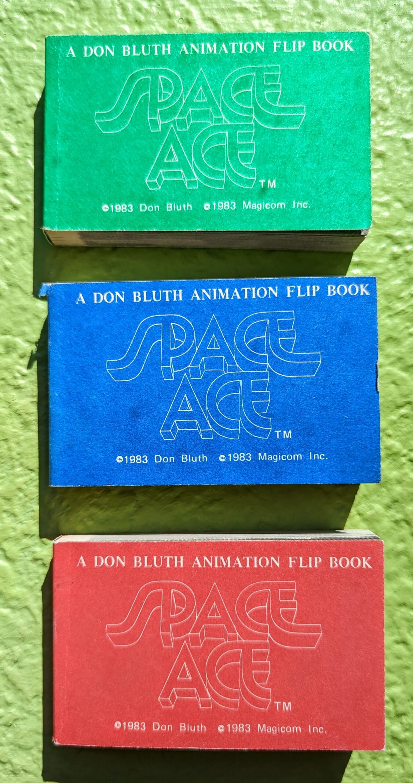 Space Ace Flip Book Full Set