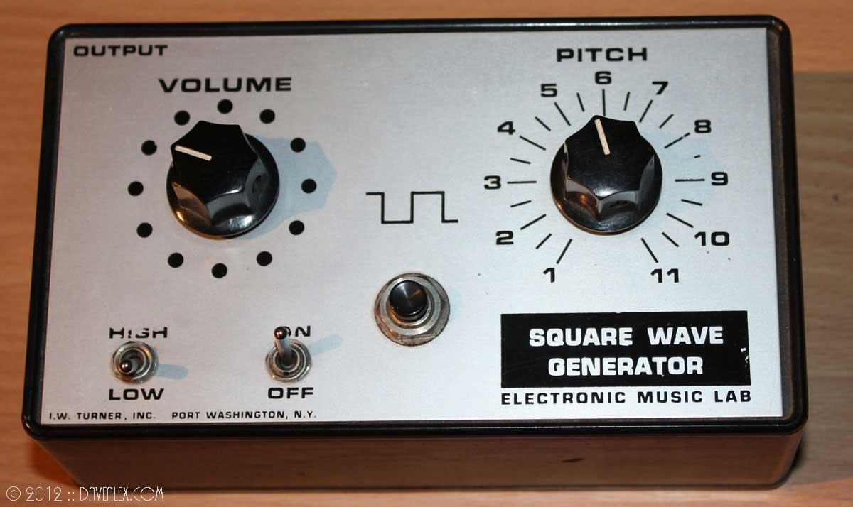 I.W. Turner, Inc. Electronic Music Lab Square Wave Generator