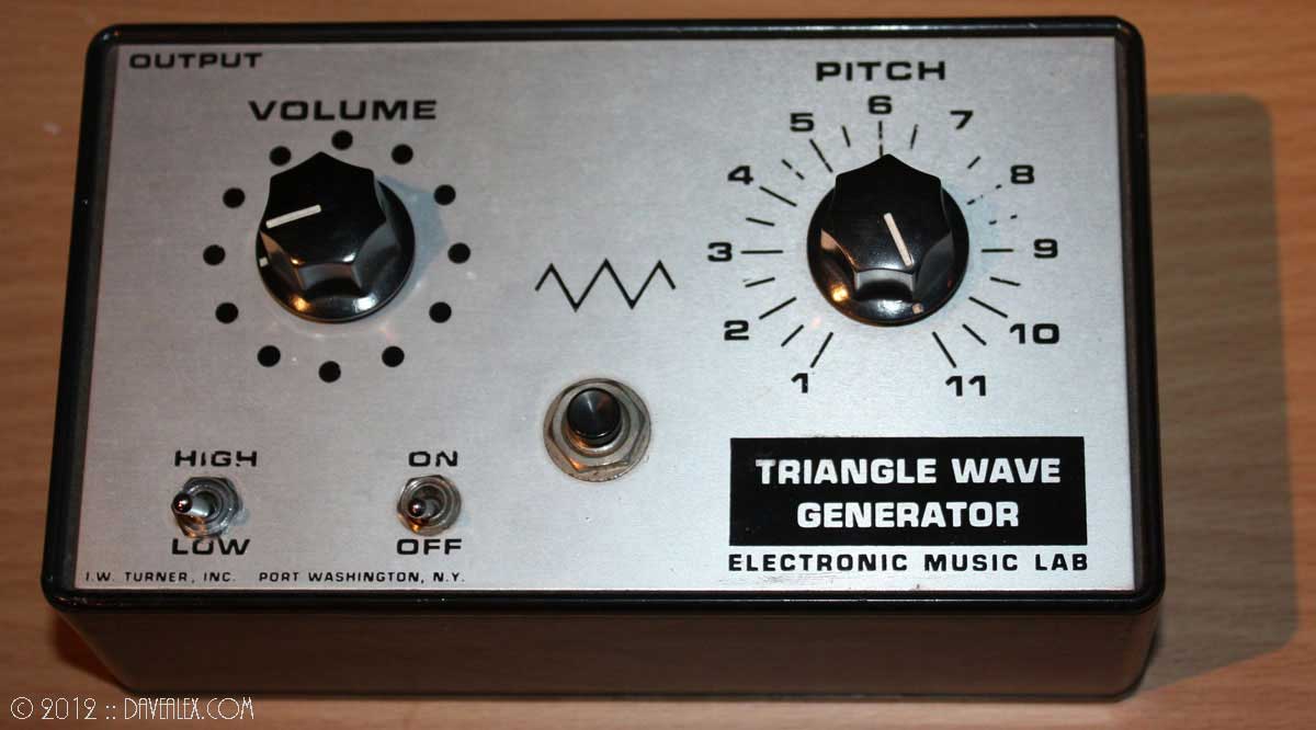 I.W. Turner, Inc. Electronic Music Lab Triangle Wave Generator