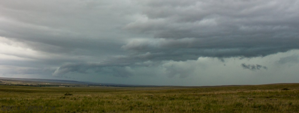 6/8/2014.  Cool structure as the northern storm was near Kiowa.
