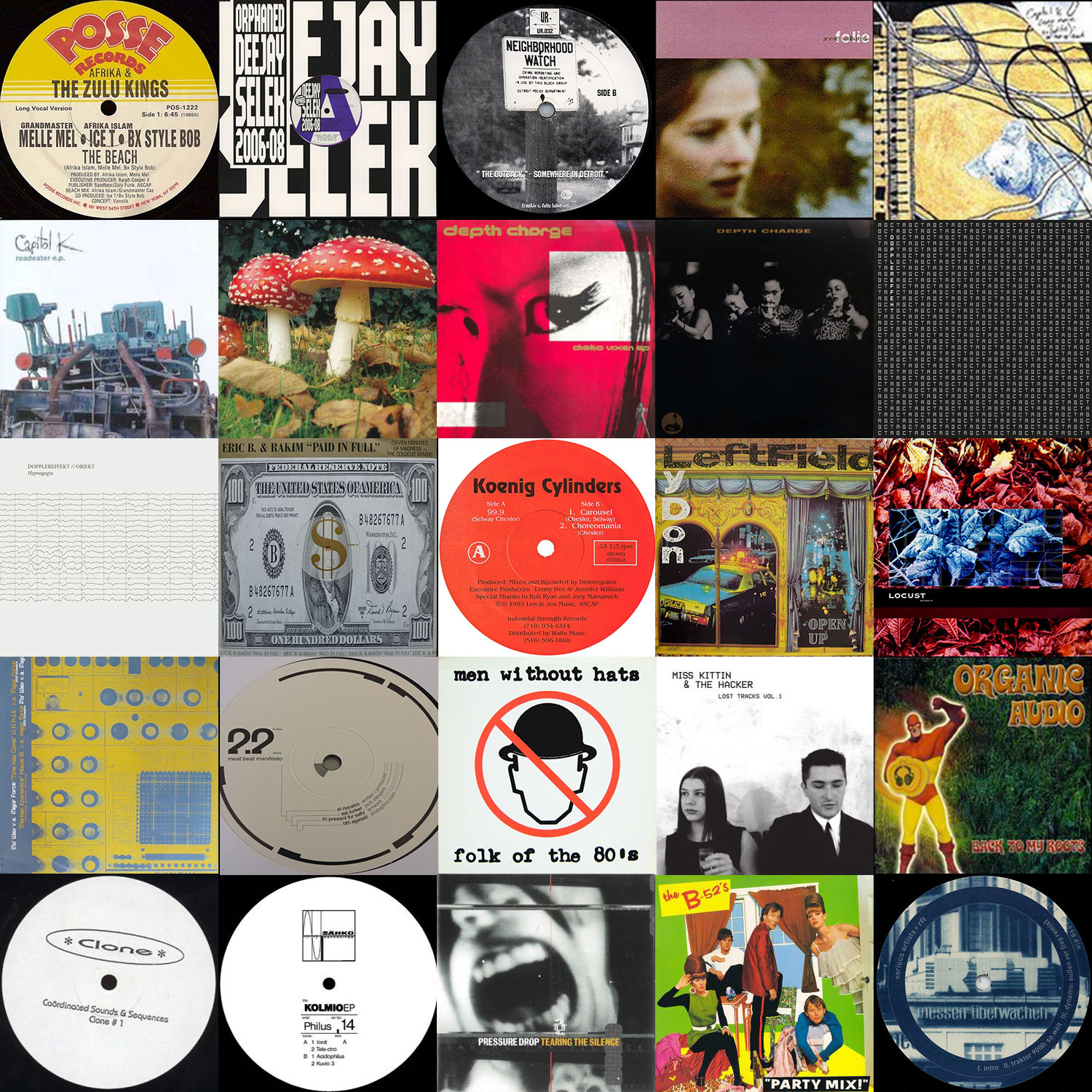 Collage of the records I digitized this round.