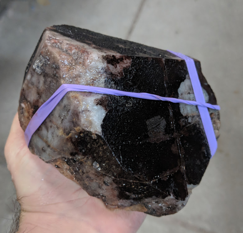large amazonite crystal
