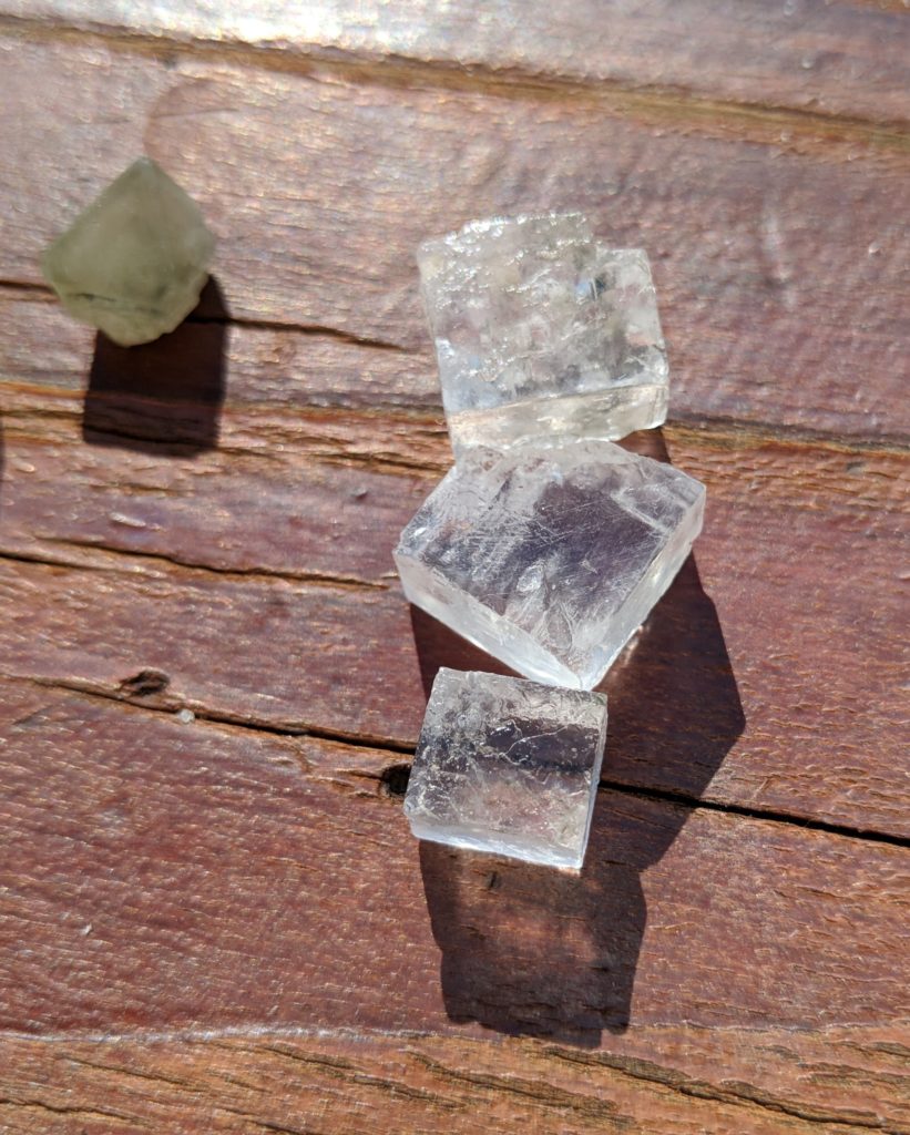 Halite cubes