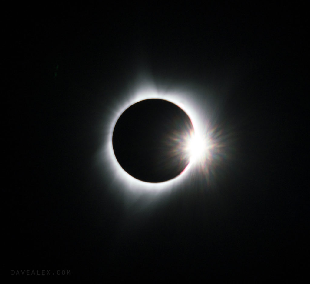 Diamond Ring Solar Eclipse Totality