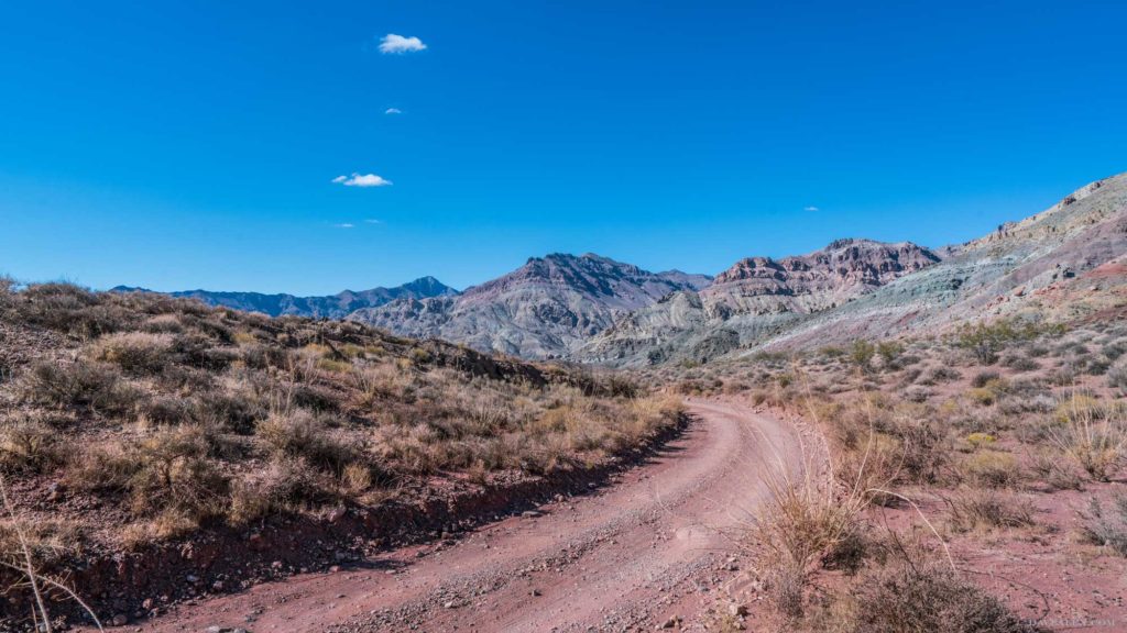 Titus Canyon road