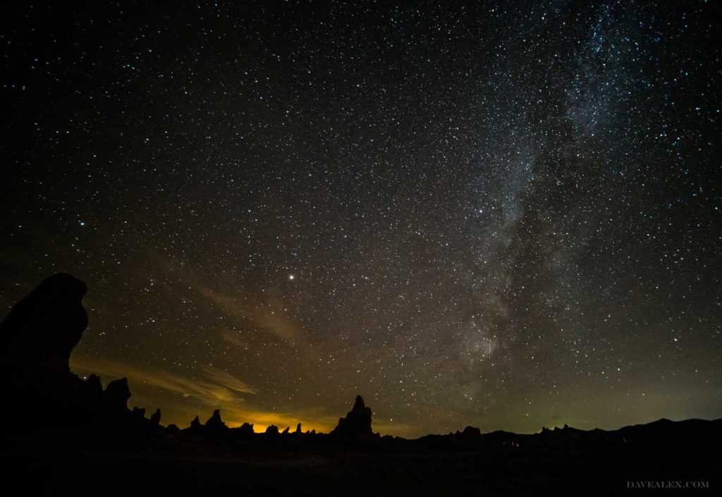 Trona Pinnacles star gazing