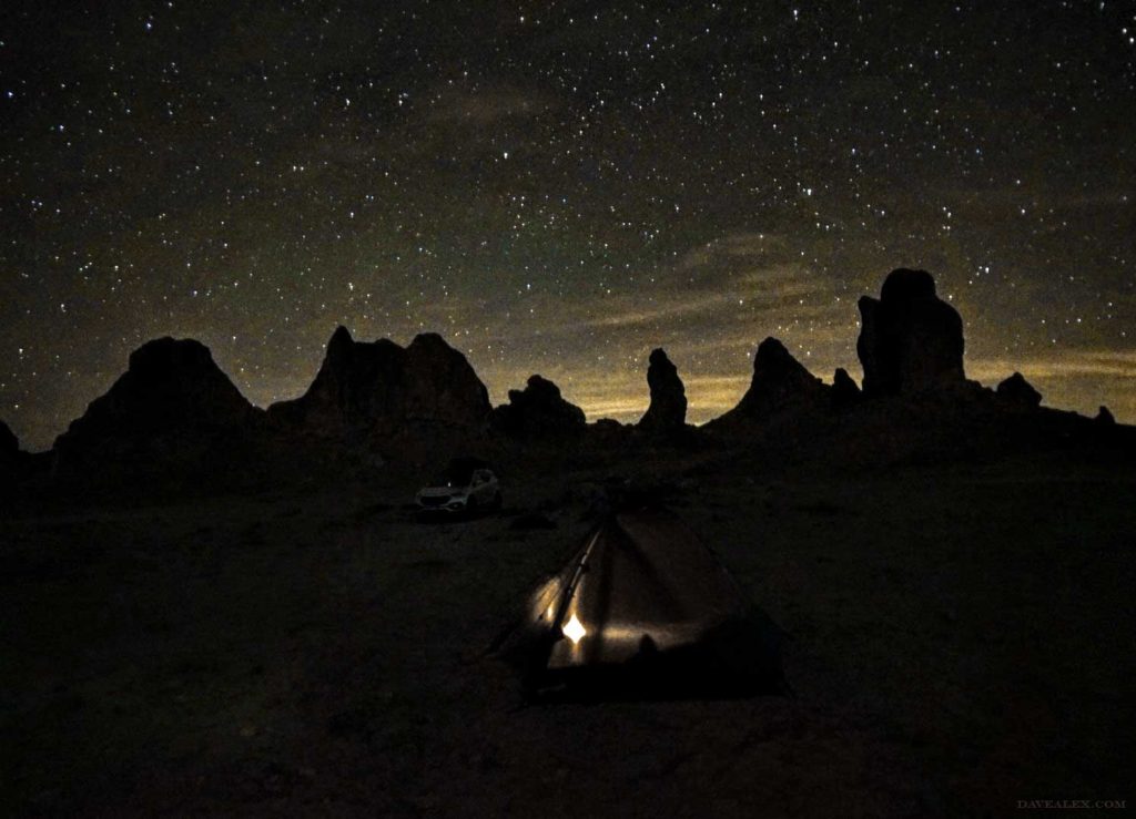 Camping at Trona Pinnacles