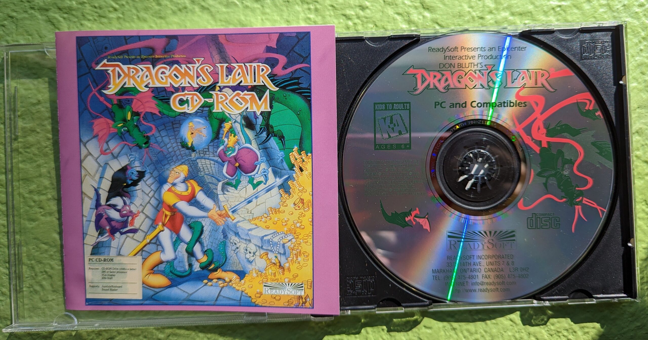 Dragon's Lair CD Game