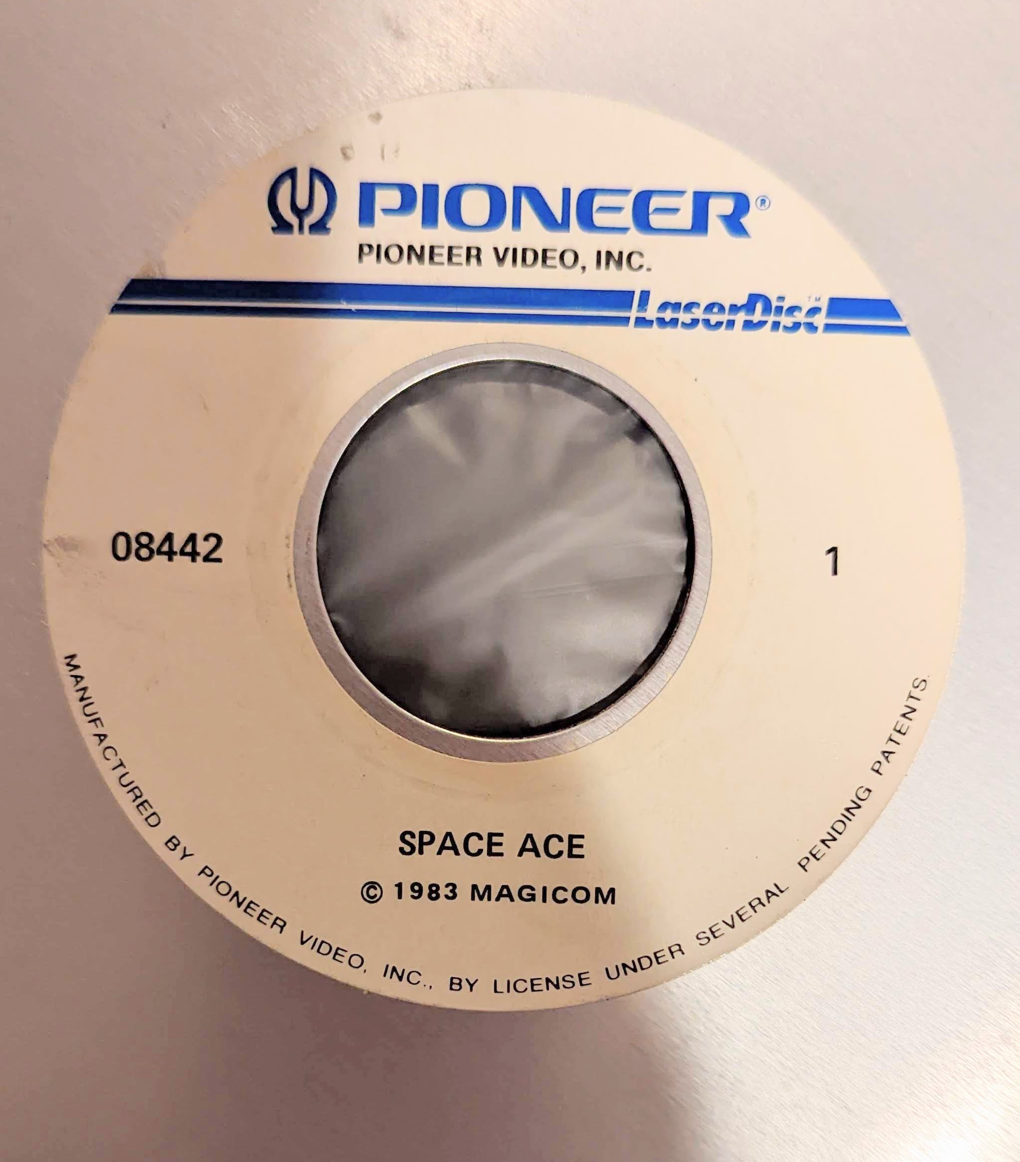 Space Ace Laser Disc